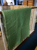 A green Durham quilt