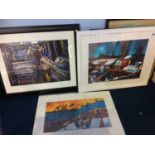 Three signed prints