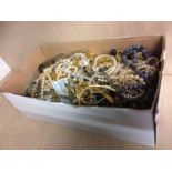 Box of costume jewellery