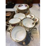 A Queen Charlotte part tea set etc.