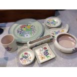 Collection of Poole pottery