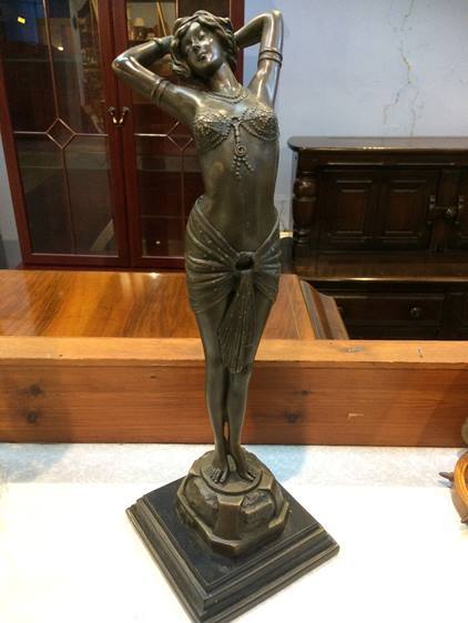 Bronze Deco style figure