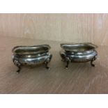 Pair of silver salts