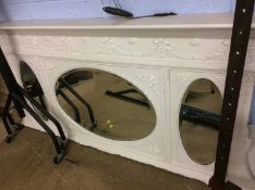 Painted over mantle mirror