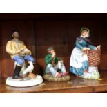 Three various Royal Doulton figures