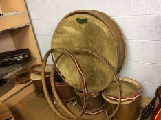 A Besson and Co. Limited set of five drums