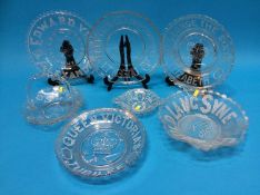 Quantity of North East commemorative glassware