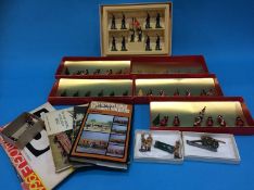 Six 'Tradition' boxed sets, two 'Victorian toy solider' sets, a Britains 'U.S Marshals Corps, a
