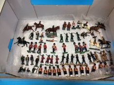 Tray containing a quantity of loose figures