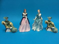 Four Royal Doulton ladies