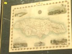 A map of Jamaica, 27 x 35cm