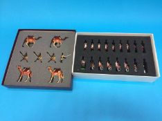 Two Britains boxed sets, 41175 'Grenadier Guards Drum and Fife Band' and 8872 'Camel Corps of the