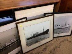 Collection of framed Naval photographs
