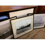 Collection of framed Naval photographs