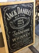 Large Jack Daniels wall sign