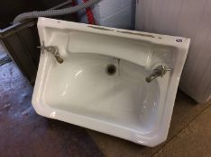 A large sink