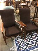 A pair of Parker Knoll armchairs