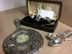 Quantity of silver spoons etc.