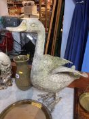 A cast aluminium Goose