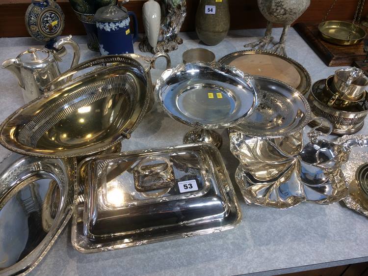 Quantity of silver plated items - Image 2 of 2