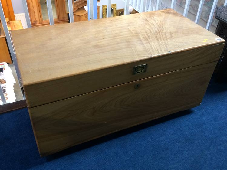 A Camphor lined chest, 102 x 49cm