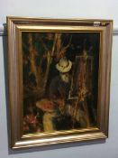 Ken Moroney, 'Artists Studio', oil on board, 39.5 x 50cm
