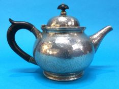 A Tudric pewter tea pot