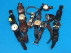 A collection of various wristwatches in one bag