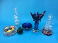 Collection of assorted studio glass