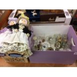 Quantity of perfume bottles, doll etc.