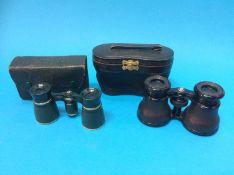 Two pairs of opera glasses