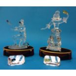 Two boxed Swarovski figures 'Columbine' and 'Masquerade' (2)