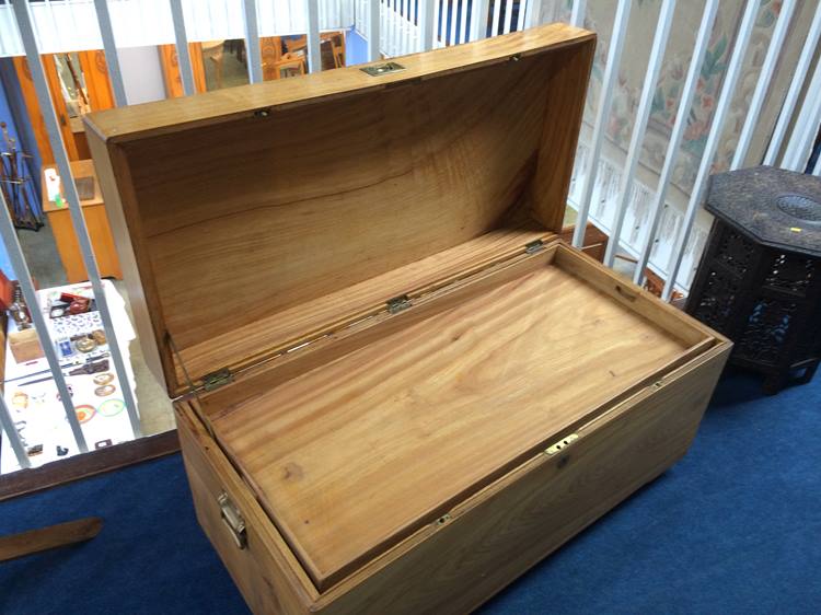 A Camphor lined chest, 102 x 49cm - Image 2 of 2