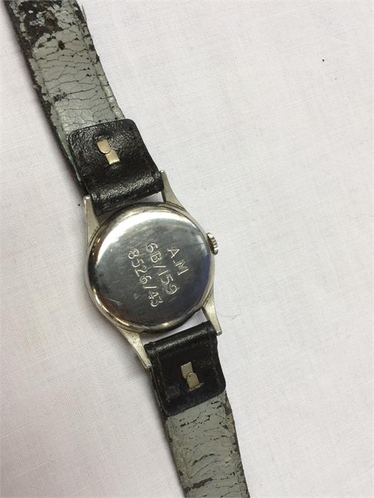 Air Ministry issued WW2 Omega RAF pilot’s watch. Manual winding, chronometer-rated movements , - Image 5 of 6