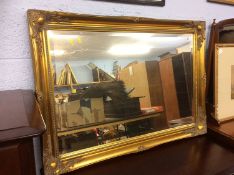 Gilt framed mirror