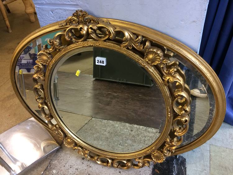 Two gilt mirrors