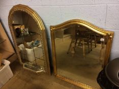 Two wall mirrors