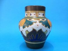 A Gouda style vase
