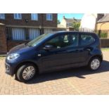 A blue Volkswagen Move Up Blue motion Technology, Petrol, Mot 23/10/18, 1 litre, 39,773 miles.