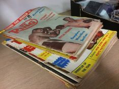 Quantity of 'The Ring' boxing magazines
