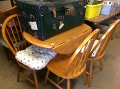 Pine drop leaf kitchen table