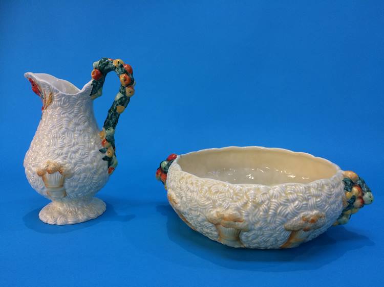 Clarice Cliff Celtic Harvest jug and bowl