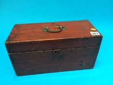 A Rosewood French accordion in mahogany case