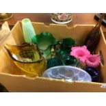 Box of coloured glass