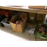 Large quantity assorted, guitar, toy cars and planes etc.