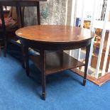 Mahogany occasional table