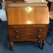 Oak bureau