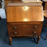 Oak bureau