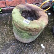 Limestone garden trough