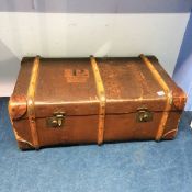 Old travelling trunk